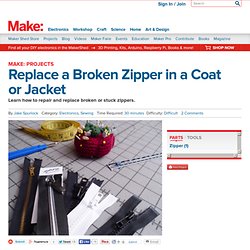 Replace a Broken Zipper in a Coat or Jacket