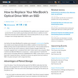 How to Replace Your MacBook’s Optical Drive With an SSD