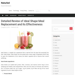 Benefits of Ideal Shake