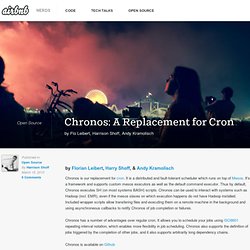 Introducing Chronos: A Replacement for Cron