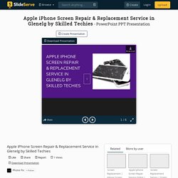 Apple iPhone Screen Repair & Replacement Service in Glenelg by Skilled Techies