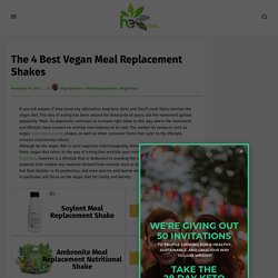 The 4 Best Vegan Meal Replacement Shakes - Health Energy Guru