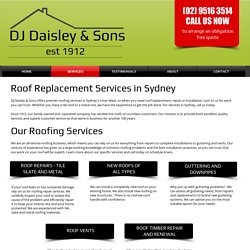 Tile Roof Replacement in Sydney