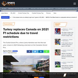 Turkey replaces Canada on 2021 F1 schedule due to travel restrictions