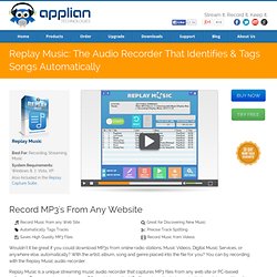 Replay Music - Discover New Music by Recording it
