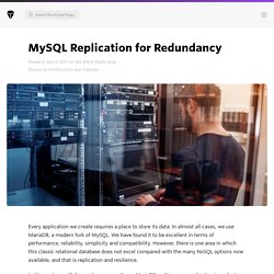 MySQL Replication for Redundancy - The aTech Media Blog - Krystal Blog