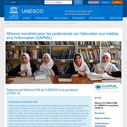 Réponse de l'Alliance EMI de l'UNESCO à la pandémie COVID-19