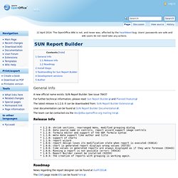 SUN Report Builder