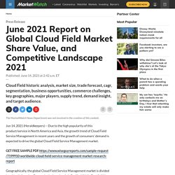 June 2021 Report on Global Cloud Field Market Share Value, and Competitive Landscape 2021