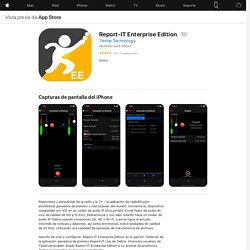 ‎Report-IT Enterprise Edition en App Store