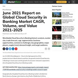 June 2021 Report on Global Cloud Security in Banking Market CAGR, Volume, and Value 2021-2025