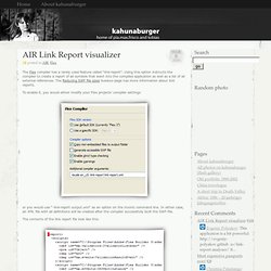 Link Report visualizer