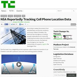 NSA Reportedly Tracking Cell Phone Location Data