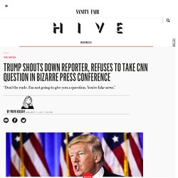 Trump Refuses to Take CNN Question in Bizarre Press Conference