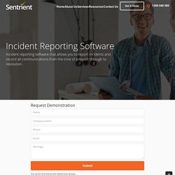 Incident Reporting Software