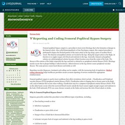 Reporting and Coding Femoral Popliteal Bypass Surgery