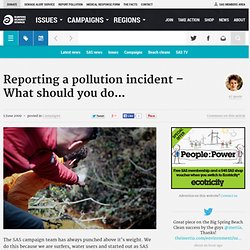 Pollution Incident Reporting