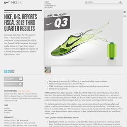 nike company pearltrees fiscal results its