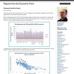 Reports from the Economic Front