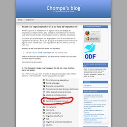 Añadir un repo (repositorio) a tu lista de repositorios « Chompa’s blog