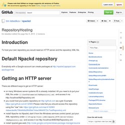 RepositoryHosting · tim-lebedkov/npackd Wiki