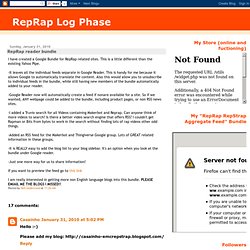 RepRap reader bundle