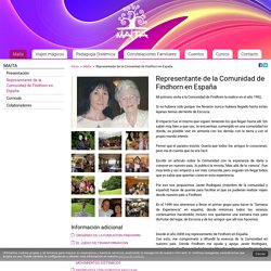 Representante de la Comunidad de Findhorn en España - Maita