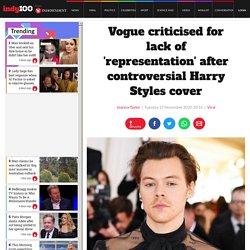 Vogue criticised for lack of 'representation' after controversial Harry Styles cover