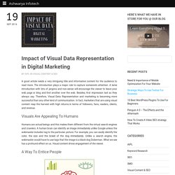 Impact of Visual Data Representation in Digital Marketing