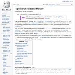 Representational state transfer