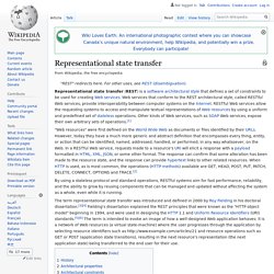 Representational state transfer