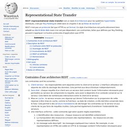 Representational State Transfer