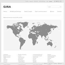 Gira representatives around the world