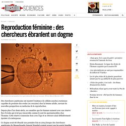 Reproduction féminine : des chercheurs ébranlent un dogme