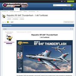 Republic RF-84F Thunderflash - 1:48 TanModel - Kits