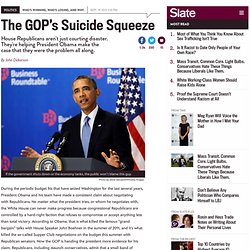 The Republican Party, Obamacare, and the government shutdown: The GOP’s suicide strategy.