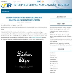 Stephen Odzer Discusses the Republican Jewish Coalition And Their Grassroots Efforts