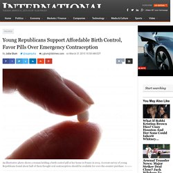Young Republicans Support Affordable Birth Control, Favor Pills Over Emergency Contraception