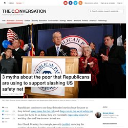 Republicans continue to lie about the poor