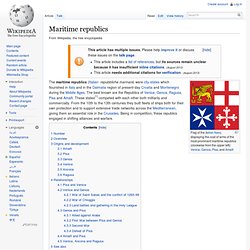 Maritime republics