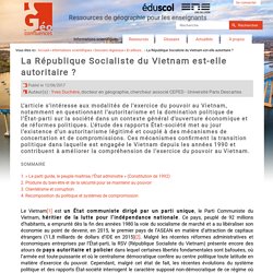 La République Socialiste du Vietnam est-elle autoritaire ?