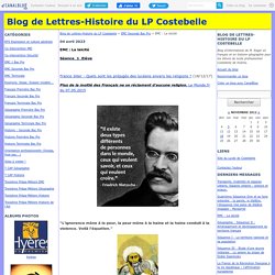 Séquence III : La République et le fait religieux depuis 1880 - Blog de Lettres-Histoire du LP Costebelle