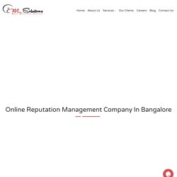 Online reputation management Company