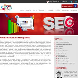 Online Reputation Management Company Brisbane