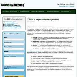 Define - What Is Reputation Management
