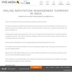 Online Reputation Management Company, ORM Services