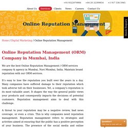 Online Brand Reputation Management Agency