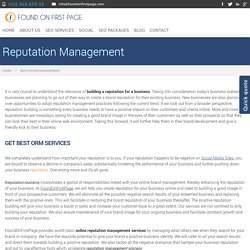 Best reputation Management Services in UK