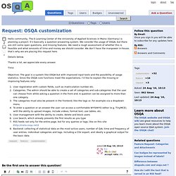 Request: OSQA customization - OSQA