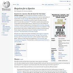 Requiem for a Species, wikipedia